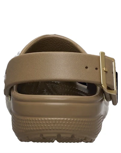 Crocs - Classic Metallic Buckle Clog - Sepia 
